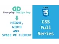 CSS Basics full series - Height Width and Total Space of Element calculation