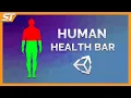 Human Survival Game HEALTHBAR Unity UI Tutorial