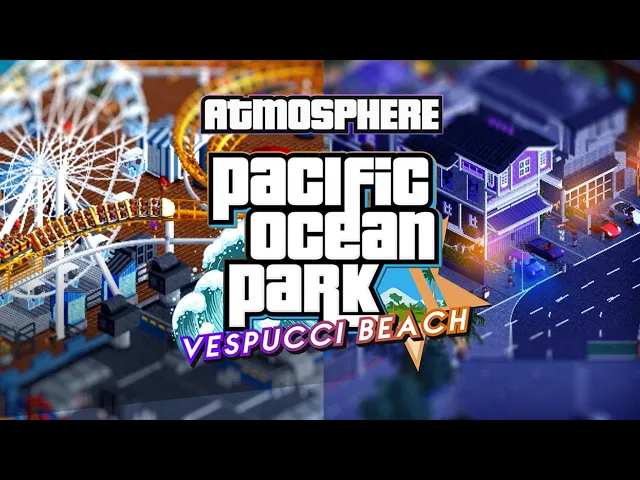 GTA 5 in RCT2 - Pacific Ocean Park Atmosphere Showcase