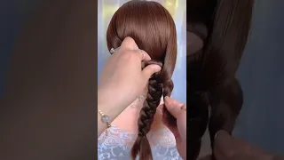 قصه شعر بضفرتين سهله جدا تنفع سواريه وعرايس 