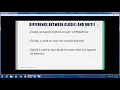 Difference between close and quit