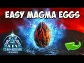 Stealing Magmasaur Eggs EASY in Genesis ARK Ascended