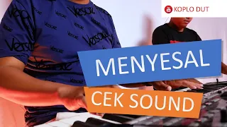 cek sound menyesal instrument dangdut