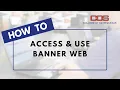 How to use BannerWeb