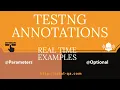 TestNG Optional Parameters Setting default value for the parameters