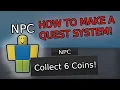How to make a QUEST SYSTEM Roblox