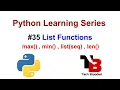 List Functions In Python With Examples max min list seq len Tech Blooded