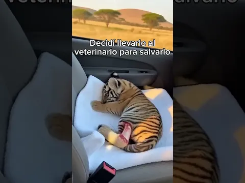 Rescaté a Este Pequeño Tigre… y Esto Pasó 🐯