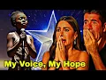 Download Lagu Arm Afrikaans meisje zingt haar hartverscheurende levensverhaal op het podium | Emotionele uitvoe...