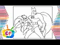 Batman and Robin coloring coloring pages Janji - Heroes Tonight NCS Release