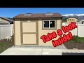 Tuff Shed Full Build Install of our Backyard Premier Series Garden Shed 10 ft x 12 ft