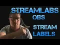 How to Add Stream Labels to your stream on Streamlabs OBS Top tipper latest follower etc