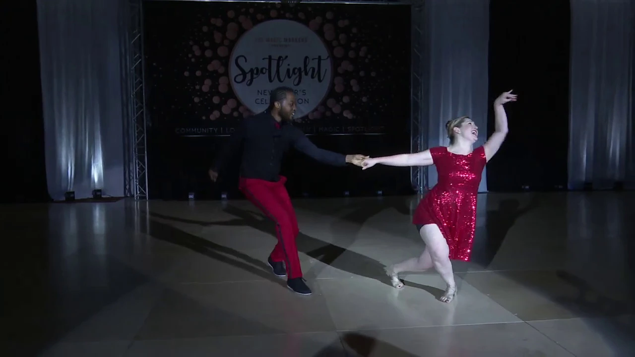 Spotlight New Years 2019 2020 Invitational Jack & Jill Classic Markus Smith & Colleen Uspensky