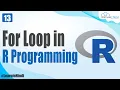 For Loop in R Programming In Hindi R Programming Tutorial for Beginners