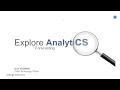 Explore Analytics Webinar - Forecasting the Year Ahead with Predictive Analytics