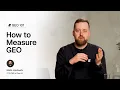 How to Measure GEO The 4 Data Sources You Need - GEO 101 Part 6