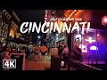4K Cincinnati Ohio Night Walking Tour Over The Rhine OTR September 2021