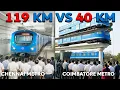 Download Lagu Speed \u0026 Timeline: WHICH METRO Will Be READY First? Chennai vs Covai METRO WAR