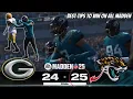 HOW TO WIN MORE GAMES ON ALL MADDEN DIFFICULTY