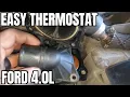 95-03 Ford Explorer Thermostat Housing Replacement How to