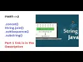 Java String methods part 2 Shivam Rai