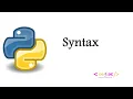 python Syntax