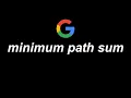minimum path sum - leetcode dynamic programming bottom-up