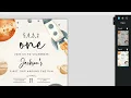 How to Design a Double-page Invitation in Templett Easy Tutorial
