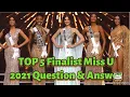 Download Lagu Top 5 Question and Answer Round | Miss Universe 2021 | Top 5 Finalist