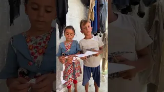 فرحة محمد ولانا عمل طائرة ورقية عائلة محمد ورنا اكسبلور Gaza Palestine 