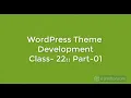 WordPress Theme Development class - 22 Part 01 Projects it
