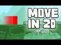 2D MOVEMENT in 100 seconds Unity 2023 Tutorial