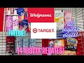 All digital Walgreens and Target haul - 22 Freebie 16 IBOTTA rebates