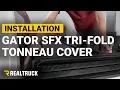 How to Install Gator SFX Tri-Fold Tonneau Cover on a 2019 GMC Sierra