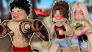 SOBREVIVÍ a una ISLA de CHICAS en BROOKHAVEN😨😈