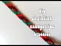 diy chainlink candystripe bracelet