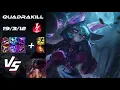 MID Vex vs Akali QUADRAKILL - NA Challenger Patch 26 3