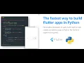Flet Framework - Flutter Python