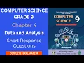 Class 9 Computer Science Unit 4 Short Questions Federal Board National Book Foundation