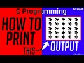 How to Printing Star Pattern 1 in C programming language Explain In Hindi With Code Code with Sunil