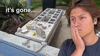 Someone Destroyed My Fingerboard Park...
