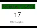 Bind Variables 17