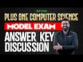 Plus One Computer Science Model Exam Answer Key Discussion Xylem Plus One