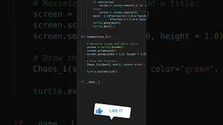 Triangles Design using Python turtle
