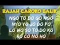 Lagu MEMBACA RAJAH DITUBUH BETHORO KOLO