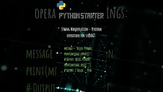Python for beginners - String manipulation