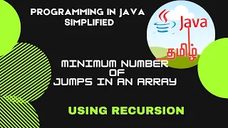 Java Code Minimum Number of Jumps to Reach the End of an Array in Tamil