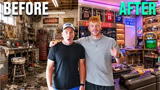 I Turned My Dad's Old Garage Into His Dream Man Cave