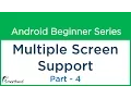 Android Tutorial Multiple Screen Support - 4 Make Your Android App
