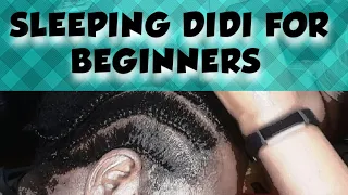 sleeping didi cornrow for beginners